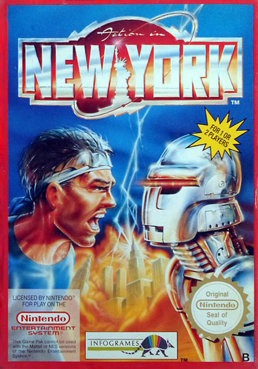 Action in New York (Europe) box art